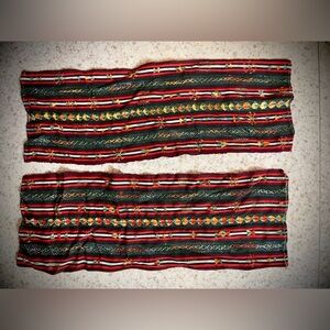 Matching Pair of Beautiful Traditional Berber Embroidered Panels - One of a Kind